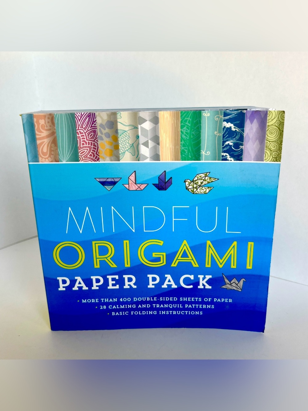 Mindful Origami Paper Pack — Assorted Multi-Color Patterns